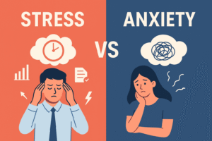 ANXIETY VS STRESS